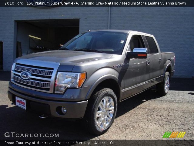 2010 Ford F150 Platinum SuperCrew 4x4 in Sterling Grey Metallic