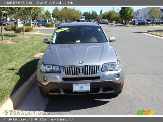 2008 BMW X3 3.0si in Silver Grey Metallic