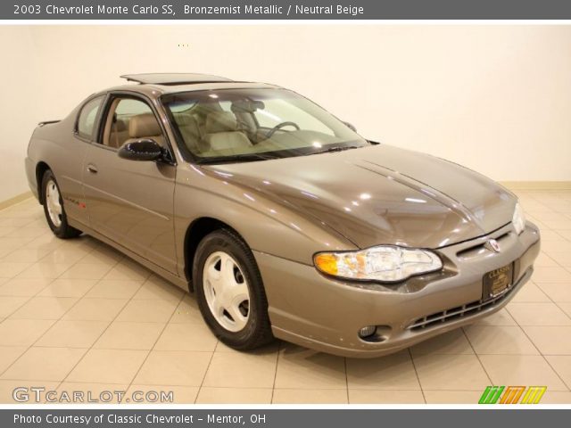 2003 Chevrolet Monte Carlo SS in Bronzemist Metallic
