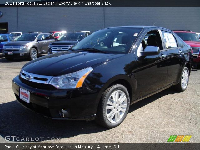 2011 Ford Focus SEL Sedan in Ebony Black
