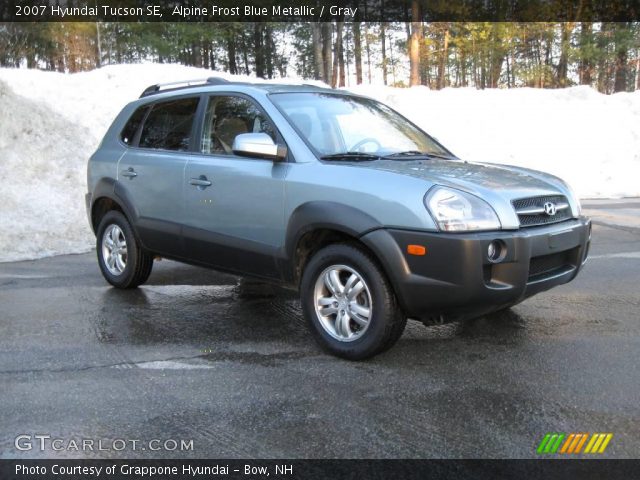2007 Hyundai Tucson SE in Alpine Frost Blue Metallic