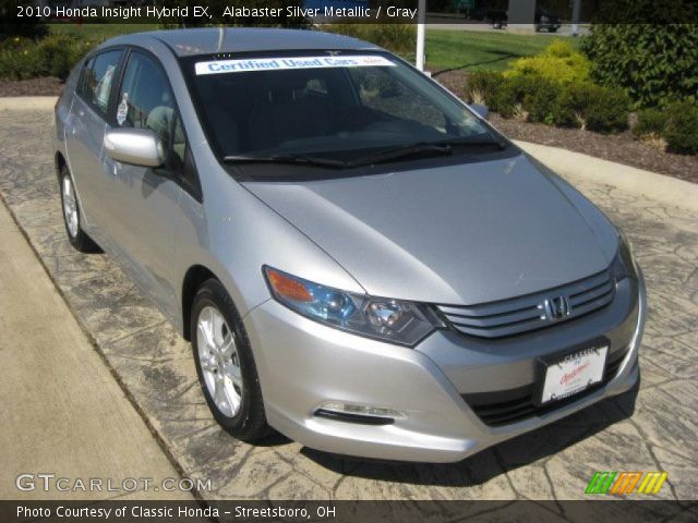 2010 Honda Insight Hybrid EX in Alabaster Silver Metallic