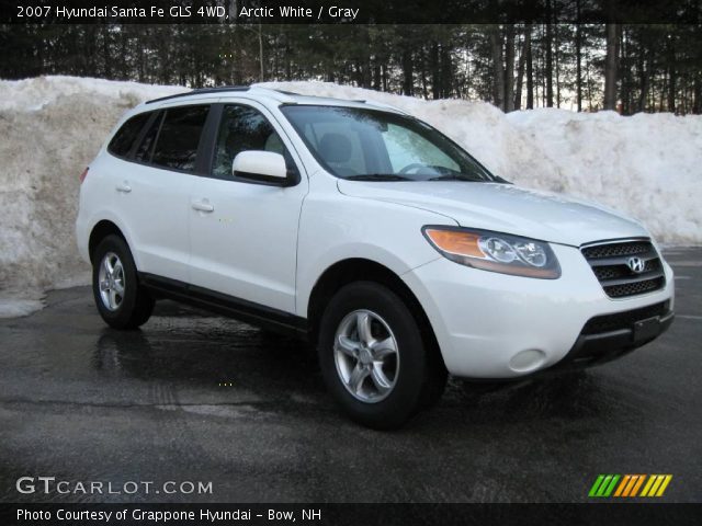 2007 Hyundai Santa Fe GLS 4WD in Arctic White