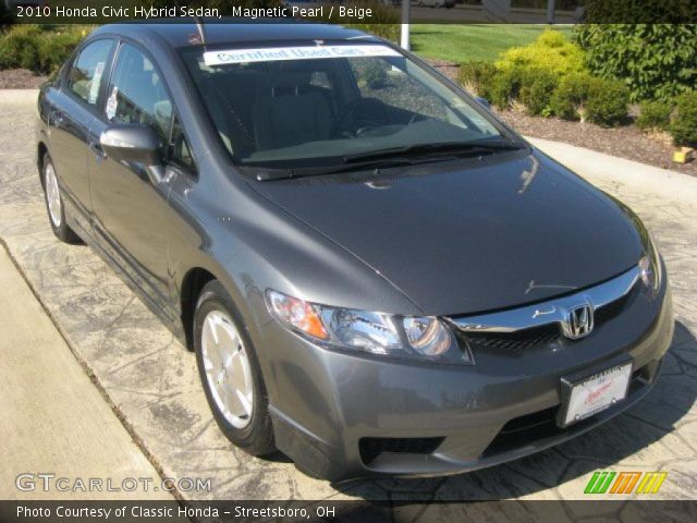 2010 Honda Civic Hybrid Sedan in Magnetic Pearl
