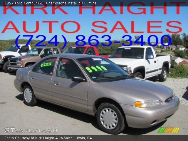 1997 Ford Contour GL in Champagne Metallic