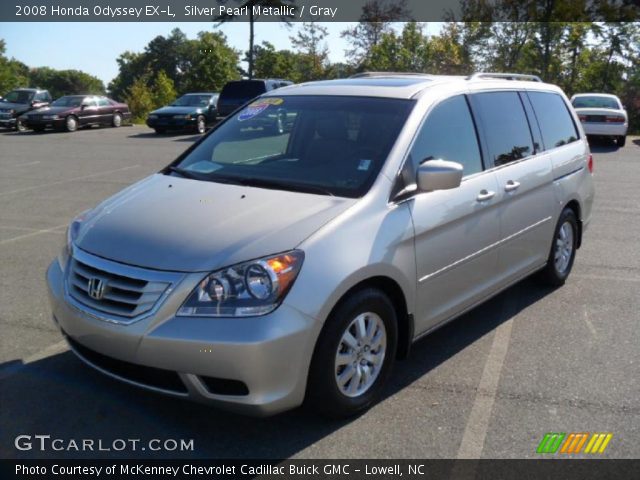 2008 Honda Odyssey EX-L in Silver Pearl Metallic