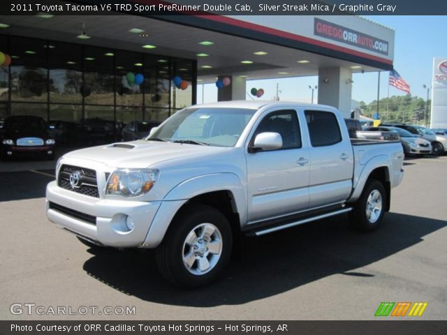 2011 Toyota Tacoma V6 TRD Sport PreRunner Double Cab in Silver Streak Mica