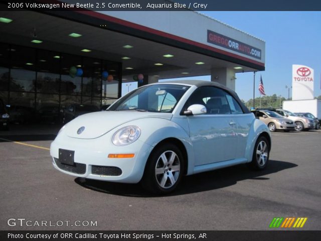2006 Volkswagen New Beetle 2.5 Convertible in Aquarius Blue