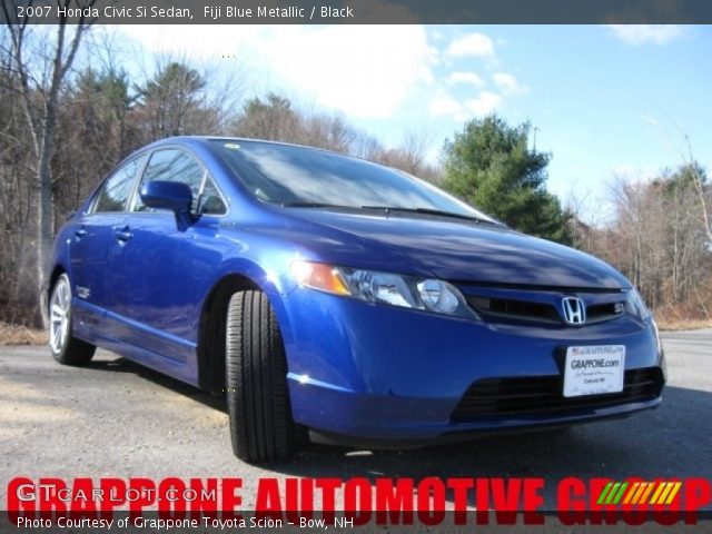 2007 Honda Civic Si Sedan in Fiji Blue Metallic