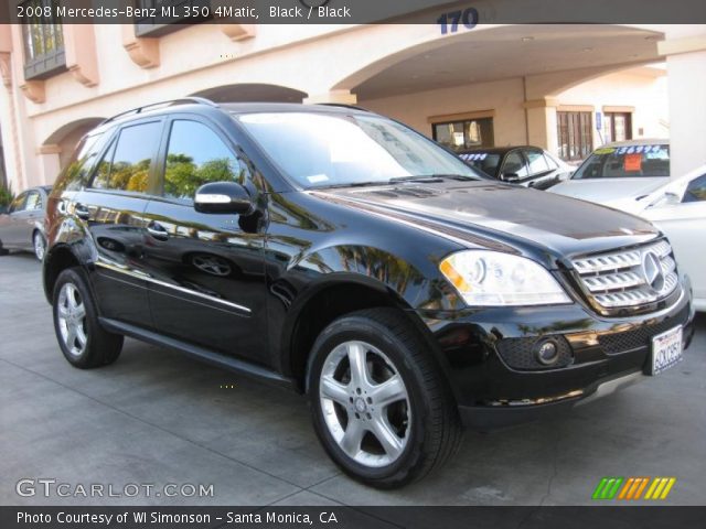 2008 Mercedes-Benz ML 350 4Matic in Black