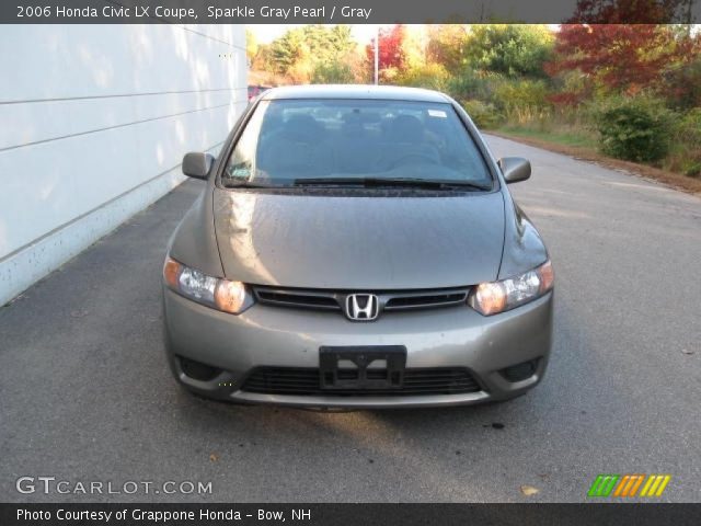 2006 Honda Civic LX Coupe in Sparkle Gray Pearl