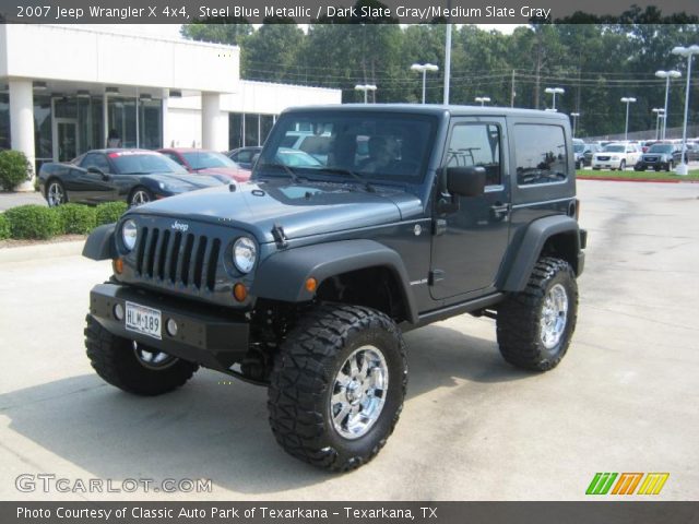 2007 Jeep Wrangler X 4x4 in Steel Blue Metallic