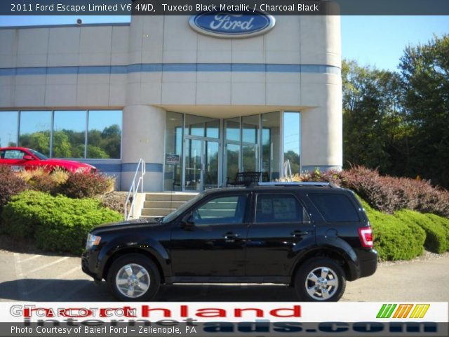 2011 Ford Escape Limited V6 4WD in Tuxedo Black Metallic