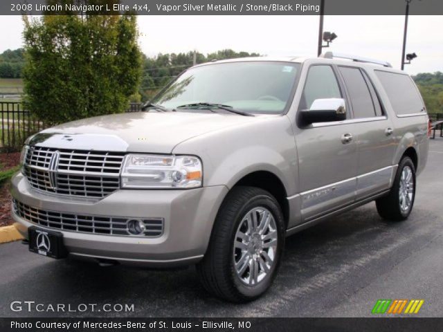 2008 Lincoln Navigator L Elite 4x4 in Vapor Silver Metallic