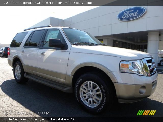 2011 Ford Expedition XLT in White Platinum Tri-Coat