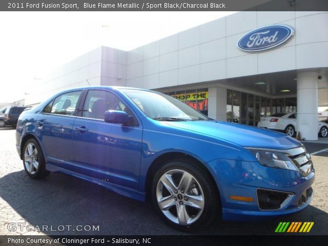 2011 Ford Fusion Sport in Blue Flame Metallic