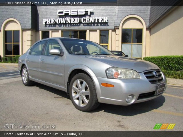 2003 Nissan Maxima GLE in Sterling Mist