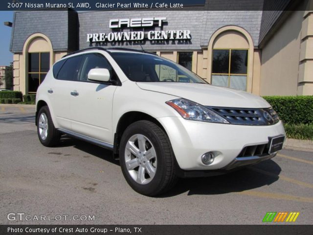 White nissan murano 2007 #5