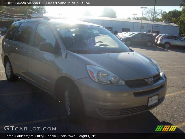 2005 Toyota Sienna LE in Desert Sand Mica