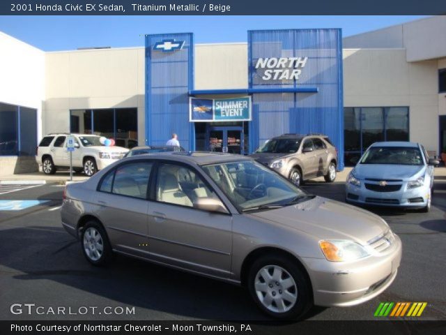 2001 Honda Civic EX Sedan in Titanium Metallic