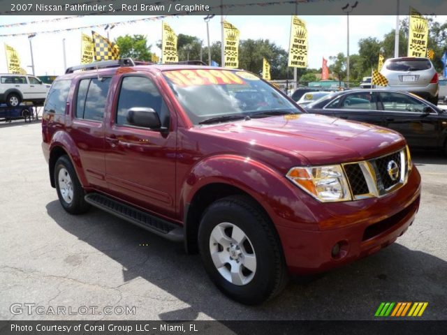 2007 Nissan Pathfinder S in Red Brawn