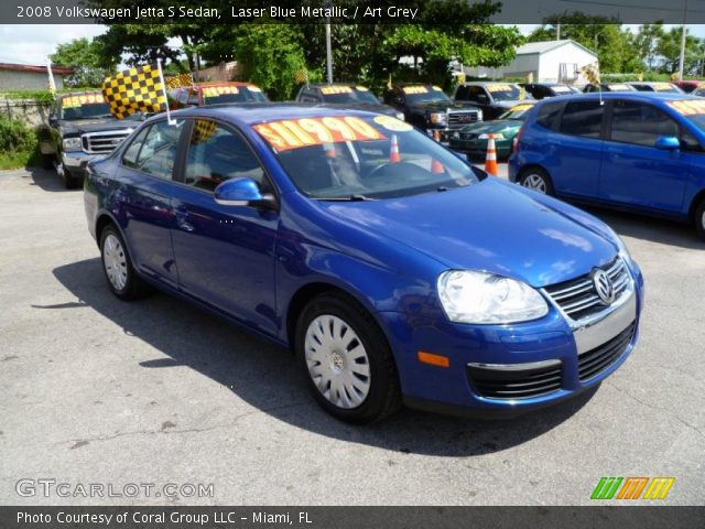 2008 Volkswagen Jetta S Sedan in Laser Blue Metallic