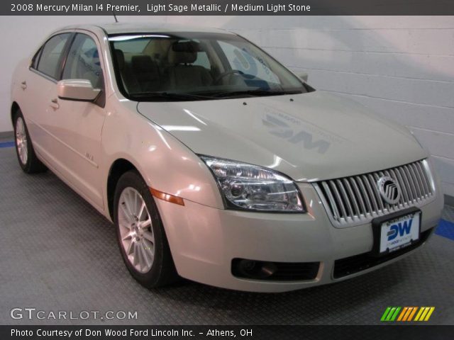 2008 Mercury Milan I4 Premier in Light Sage Metallic