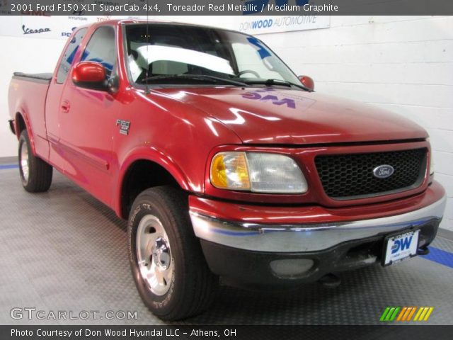 2001 Ford F150 XLT SuperCab 4x4 in Toreador Red Metallic