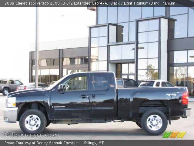 2009 Chevrolet Silverado 2500HD LTZ Extended Cab 4x4 in Black