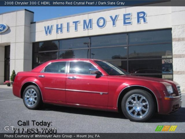 2008 Chrysler 300 C HEMI in Inferno Red Crystal Pearl