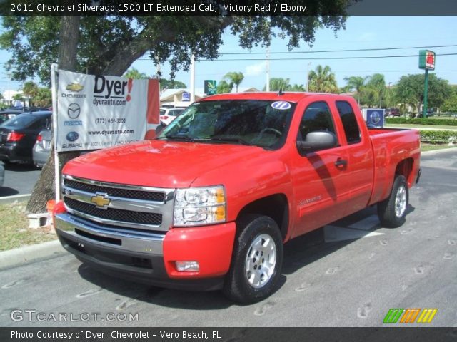 2011 Chevrolet Silverado 1500 LT Extended Cab in Victory Red