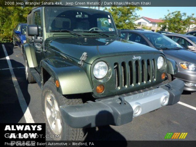 2008 Jeep Wrangler Sahara 4x4 in Jeep Green Metallic