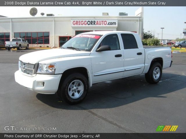 2008 Dodge Dakota Laramie Crew Cab 4x4 in Bright White