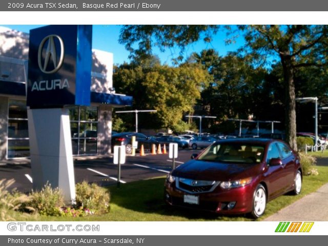 2009 Acura TSX Sedan in Basque Red Pearl