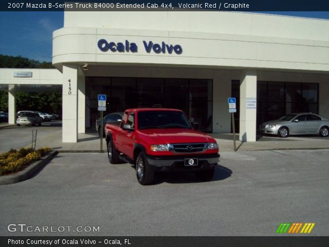 2007 Mazda B-Series Truck B4000 Extended Cab 4x4 in Volcanic Red