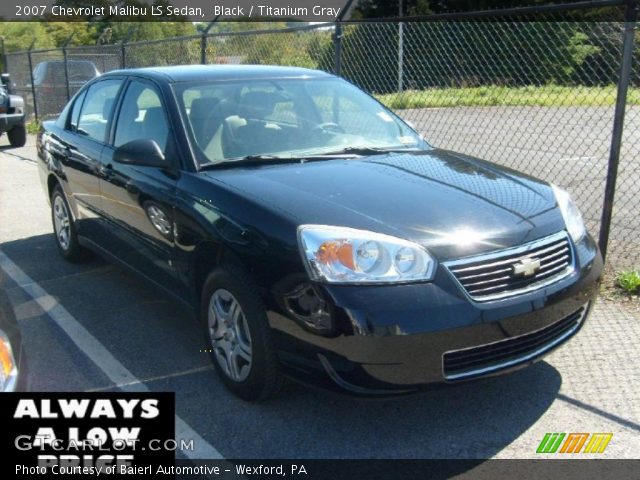 2007 Chevrolet Malibu LS Sedan in Black