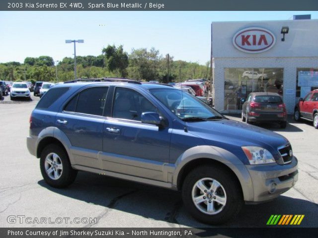 2003 Kia Sorento EX 4WD in Spark Blue Metallic