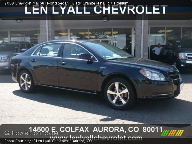 2009 Chevrolet Malibu Hybrid Sedan in Black Granite Metallic