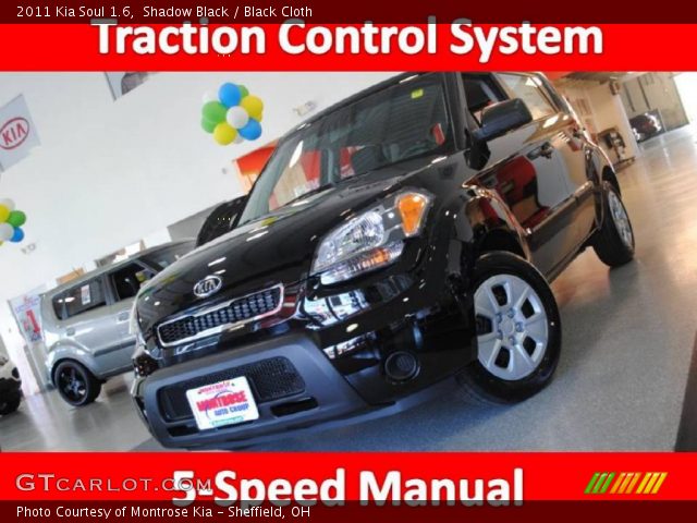 2011 Kia Soul 1.6 in Shadow Black