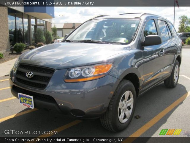 2009 Hyundai Santa Fe GLS 4WD in Slate Blue