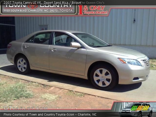 2007 Toyota Camry LE V6 in Desert Sand Mica