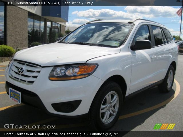 2010 Hyundai Santa Fe GLS 4WD in Pearl White