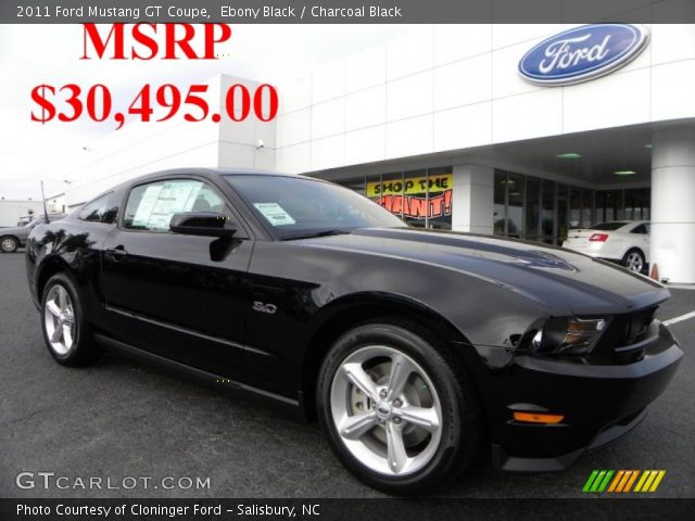 2011 Ford Mustang GT Coupe in Ebony Black