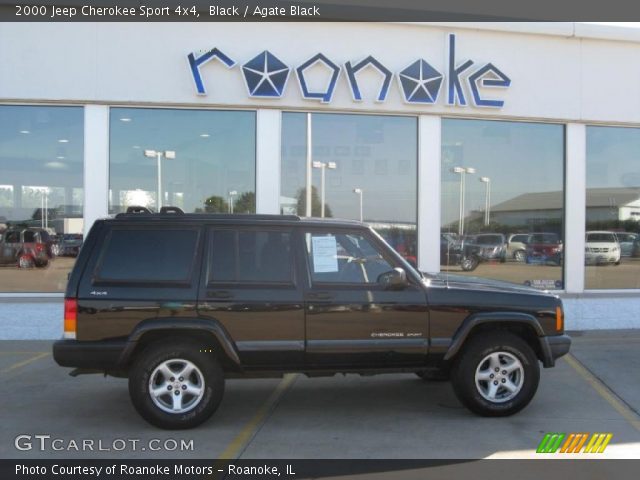 2000 Jeep Cherokee Sport 4x4 in Black