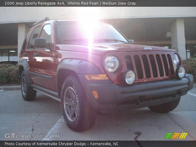 2006 Jeep Liberty Renegade 4x4 in Inferno Red Pearl