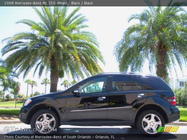 2008 Mercedes-Benz ML 350 4Matic in Black