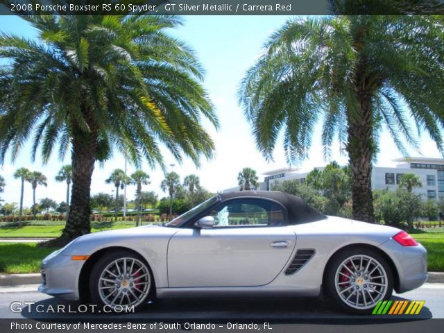 2008 Porsche Boxster RS 60 Spyder in GT Silver Metallic