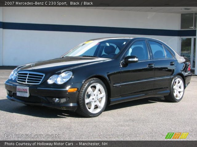 2007 Mercedes-Benz C 230 Sport in Black