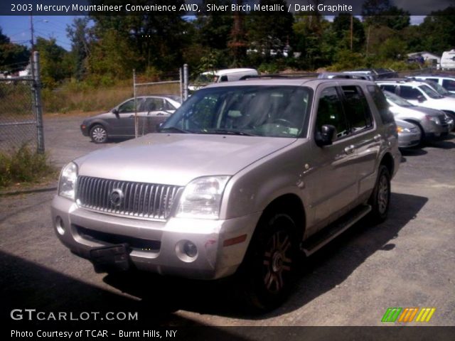 2003 Mercury Mountaineer Convenience AWD in Silver Birch Metallic