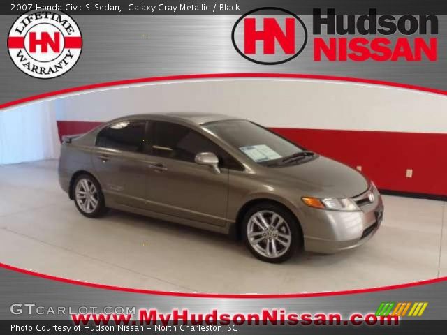 2007 Honda Civic Si Sedan in Galaxy Gray Metallic